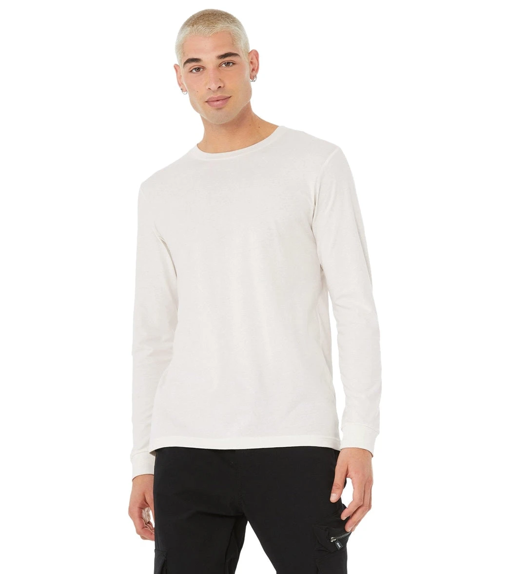 Bella + Canvas Sueded Airlume Long Sleeve Tee Vintage White 6 Bella + Canvas Sueded Airlume Long Sleeve Tee Vintage White - Image 4