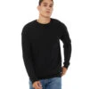 Bella + Canvas Crew Sweatshirt 2 Bella + Canvas Crew Sweatshirt -Prana Style 6646910746667 black 1a