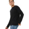 Bella + Canvas Crew Sweatshirt Black -Prana Style 6646910746667 black 2a 1