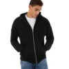 Bella + Canvas Total Zip Hoodie -Prana Style 6646911238187 black 1a