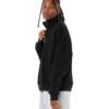 Bella + Canvas 1/2 Zip Sweatshirt Black -Prana Style 6646911467563 black 2a