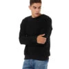 Bella + Canvas Sueded Crew Sweatshirt Black -Prana Style 6646911795243 black 2a 1