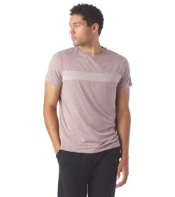 Glyder Ionian Tee Heather Mauve -Prana Style 6658647064619 heathermauve