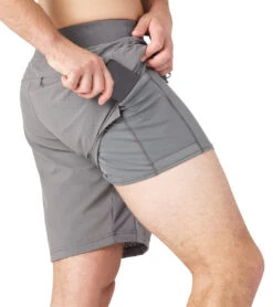 Glyder Kodiak Cooling Short Gray -Prana Style 6658647719979 gray 4a 1