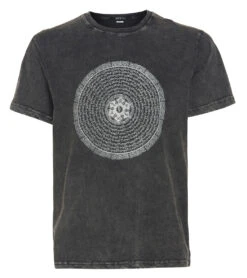 Yak & Yeti Men's Mantra Om T-Shirt -Prana Style 6823870890027 black 1a