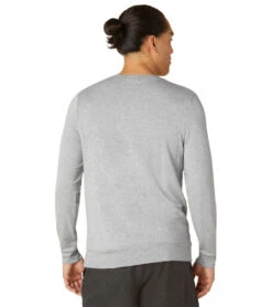 Beyond Yoga Always Beyond Pullover Crew -Prana Style 6852274683947 lightheathergray 3a