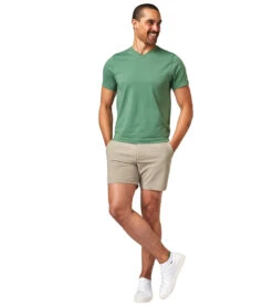 Rhone Element V-Neck Tee -Prana Style 6868621918251 darkivy 3a