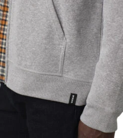 PrAna Cardiff Fleece Full Zip Heather Grey -Prana Style 7044011425835 heathergrey 4a