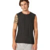 Beyond Yoga Featherweight Freeflo Muscle Tank -Prana Style 7086799355947 darkestnight 1a
