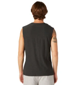 Beyond Yoga Featherweight Freeflo Muscle Tank -Prana Style 7086799355947 darkestnight 3a