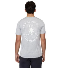 Spiritual Gangster Sky Above Namaste Dry S/S Tee -Prana Style 7092964130859 heathergrey 3a