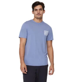 Spiritual Gangster Meditate Namaste Dry S/s Tee Washed Blue -Prana Style 7092964393003 washedblue